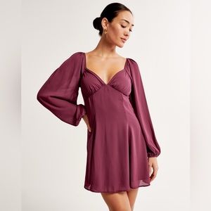 Abercrombie and Fitch Flowy V-Neck Mini Dress (NWT)